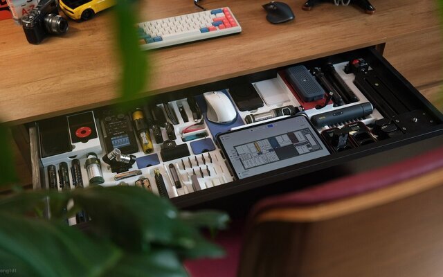 Thiết kế & in3D ngăn bàn