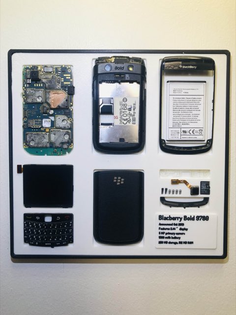 Blackberry Teardown Photo Frame