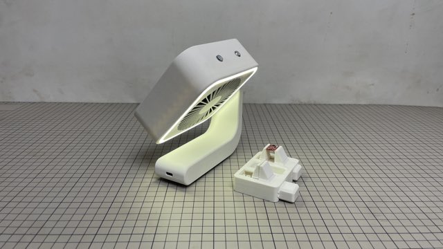 WHITE DESK Fume Extractor